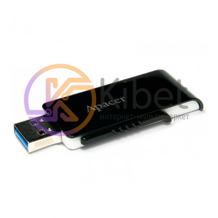 USB 3.1 Флеш накопитель 16Gb Apacer AH350, Black (AP16GAH350B-1)