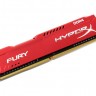 Модуль памяти 8Gb DDR4, 2133 MHz, Kingston HyperX Fury Red, 14-14-14, 1.2V, с ра