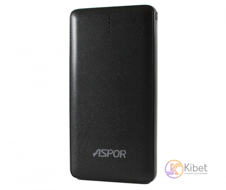 Универсальная мобильная батарея 10500 mAh, Aspor A382 (2.1A, Встроенный USB) Bla