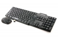 Комплект Havit HV-KB830G Black, Optical, Wireless, клавиатура+мышь