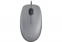 Мышь Logitech M110 Silent, Gray, USB, оптическая, 1000 dpi, 3 кнопки, 1.8 м (910