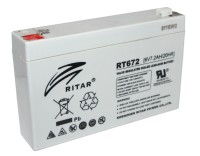 Батарея для ИБП 6В 7.2Ач AGM Ritar RT672, 151х34х94 мм