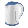 Чайник Scarlett SC-EK18P44 White Blue, 2200W, 1.7 л, дисковый, индикатор работы,