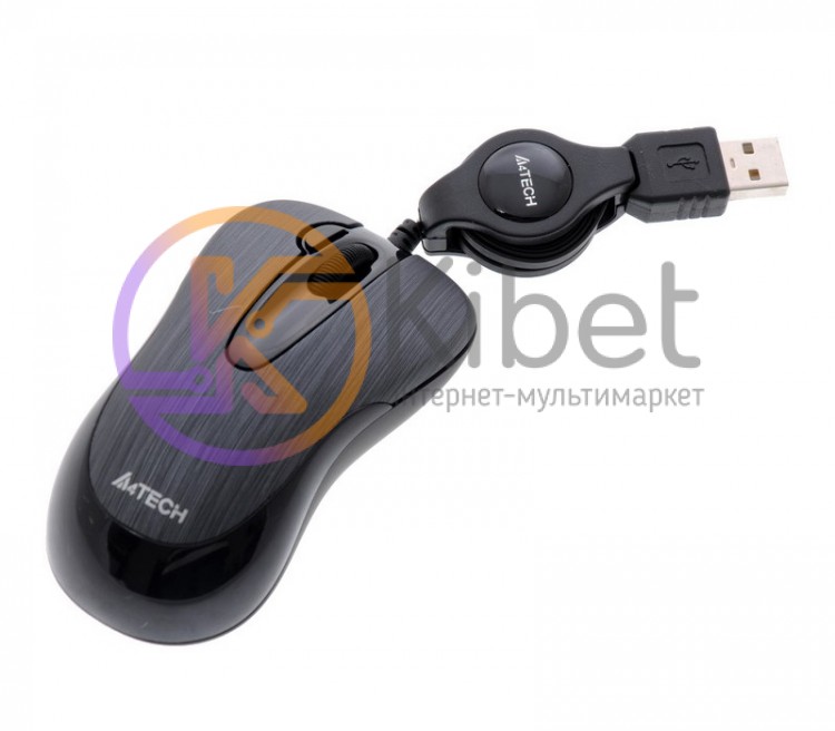 Мышь A4Tech N-60F-1 Black, USB V-TRACK