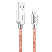 Кабель USB - Lightning, Hoco Eminently lucidity 1M 2.1A U15, Gold