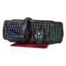 Комплект XTRIKE ME CM-406 4 in 1, Black, клавиатура+мышь+наушники+коврик
