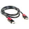Кабель HDMI - HDMI 3 м Patron Black Red, V1.4, позолоченные коннекторы (PN-HDMI-