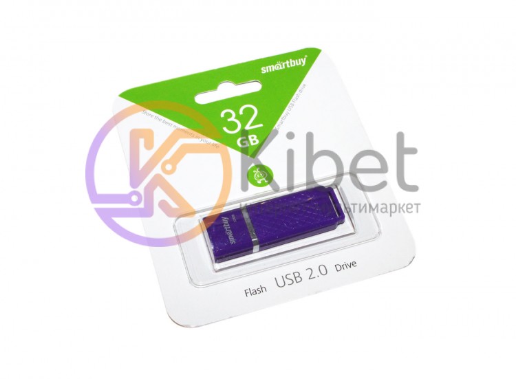 USB Флеш накопитель 32Gb Smartbuy Quartz series Violet SB32GBQZ-V
