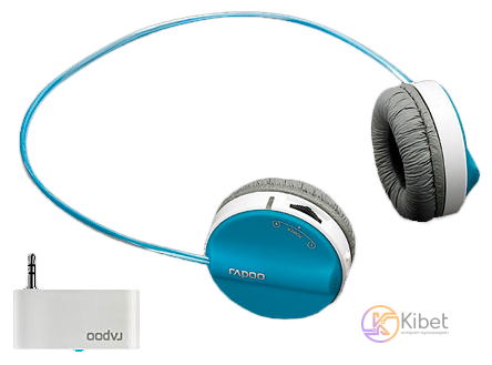 Стереогарнитура RAPOO H3070 Wireless Stereo Headset blue