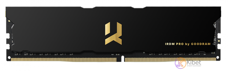 Модуль памяти 8Gb DDR4, 4000 MHz, Goodram IRDM PRO, Black, 18-22-22, 1.35V, с ра