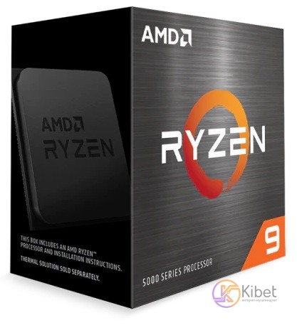 Процессор AMD (AM4) Ryzen 9 5950X, Box, 16x3.4 GHz (Turbo Boost 4.9 GHz), L3 64M