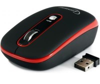 Мышь Gembird MUSW-103-R беспроводная, Black Red USB