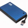 Карман внешний 2.5' AgeStar 3UB 2A14, Blue, USB 3.0, 1xSATA HDD SSD, питание по