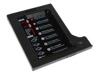Шасси для ноутбука Maiwo, Black, 9.5 мм, для SATA 2.5', пластиковый корпус (NSTO