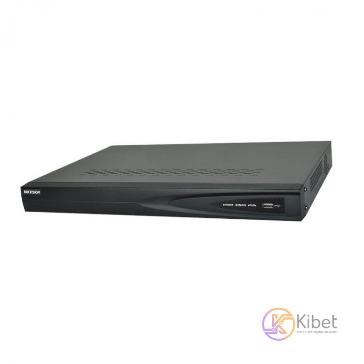 Видеорегистратор IP Hikvision DS-7608NI-Q1, Black, 8x IP каналов, H.264, 1xRCA,