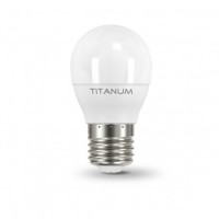 Лампа светодиодная E27, 5W, 4100K, G45, Titanum, 420 lm, 220V (ТL-G45-05274)