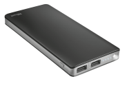 Универсальная мобильная батарея 10000 mAh, Trust Primo Thin, Black, 1xUSB 5V 2.1