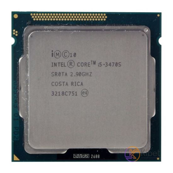 Процессор Intel Core i5 (LGA1155) i5-3470S, Tray, 4x2.9 GHz (Turbo Boost 3.6 GHz