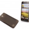 Накладка силиконовая для смартфона Lenovo A656 A766 Dark Transparent