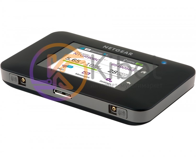 Модем 4G Netgear 790S, EDGE GPRS GSM, 4G (LTE 100-150), 3G, тип подключения Micr