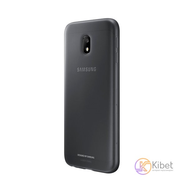 Бампер для Samsung J330 (Galaxy J3 2017), Samsung Jelly Cover Origin, Black (EF-
