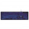 Клавиатура Gembird KB-UML3-01-RU, 3-х цветная подсветка клавиш, USB, Black