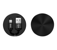 Кабель USB - Lightning, Hoco Resilient collectable 2.1A U23, 1.2м, Black