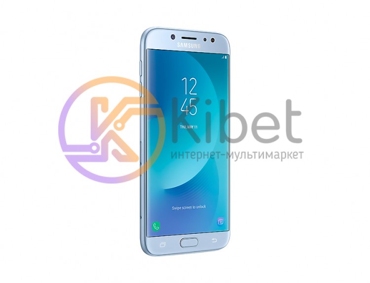 Смартфон Samsung Galaxy J7 (2017) J730F DS Blue Silver, 2 NanoSim, 5.5' (1280x72