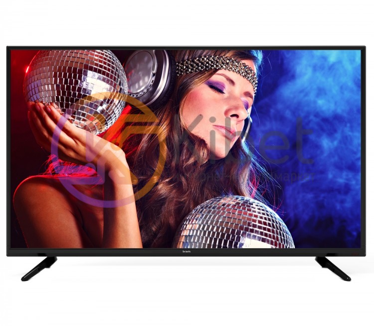 Телевизор 32' Bravis LED-32E2001 LED 1366х768 60Hz, DVB-T2, HDMI, USB, VESA (200