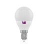 Лампа светодиодная E14, 4W, 3000K, G45, ELM, 320 lm, 220V (18-0082)
