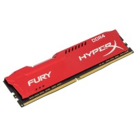 Модуль памяти 8Gb DDR4, 2666 MHz, Kingston HyperX Fury, Red, 16-18-18, 1.2V, с р