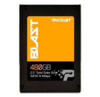 Твердотельный накопитель 480Gb, Patriot Blast, SATA3, 2.5', TLC, 560 540 MB s (P