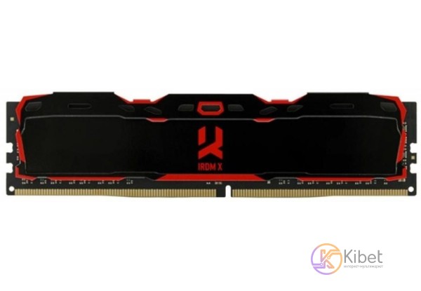 Модуль памяти 16Gb DDR4, 2666 MHz, Goodram IRDM X, Black, 16-18-18-36, 1.2V, с р