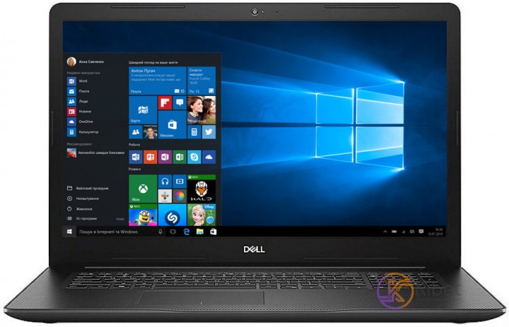 Ноутбук 15' Dell Inspiron 3582 (I35C445DIW-73B) Black 15.6' глянцевый LED FullH