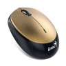 Мышь беспроводная Genius NX-9000BT, Gold Black, Bluetooth, оптическая (сенсор Bl