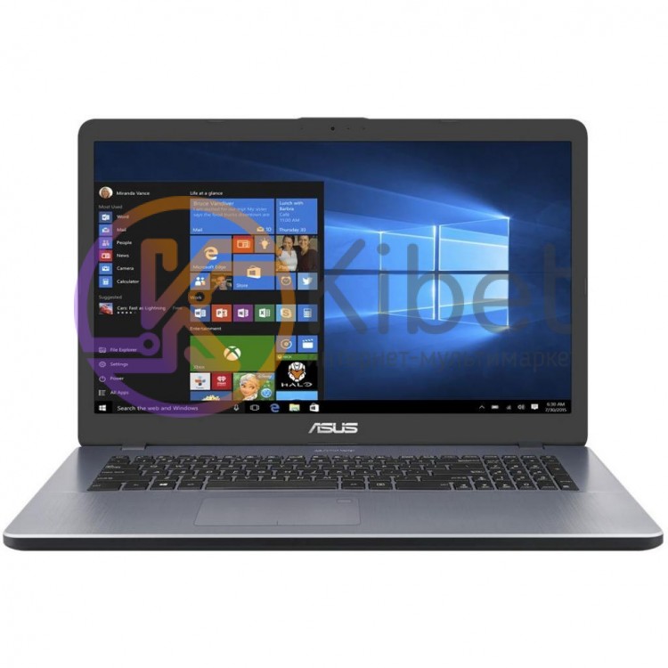 Ноутбук 17' Asus M705BA-BX036 Gray 17.3' глянцевый LED HD+ (1600x900), AMD Dual-