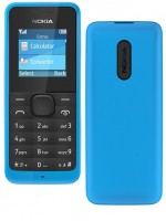 Мобильный телефон Nokia 105 Cyan DUOS, 2 MicroSim, 1.4' (128х128) TFT, no Cam, n