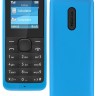 Мобильный телефон Nokia 105 Cyan DUOS, 2 MicroSim, 1.4' (128х128) TFT, no Cam, n