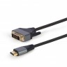 Кабель HDMI на DVI 1.8 м. Cablexpert CC-HDMI-DVI-4K-6, 18+1pin, 4K 30Hz, позолоч