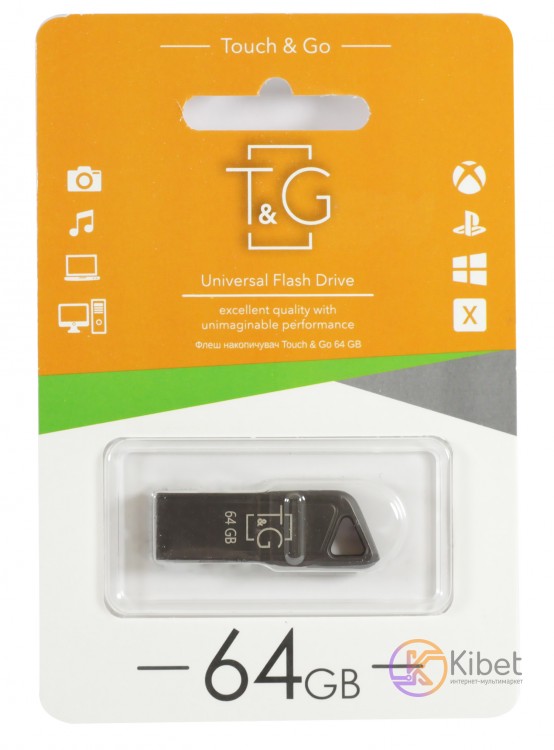 USB Флеш накопитель 64Gb T G 114 Metal series Silver (TG114-64G)