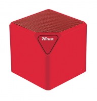 Колонка портативная 1.0 Trust Ziva Wireless Bluetooth Speaker Red, 3 Вт, 150-200