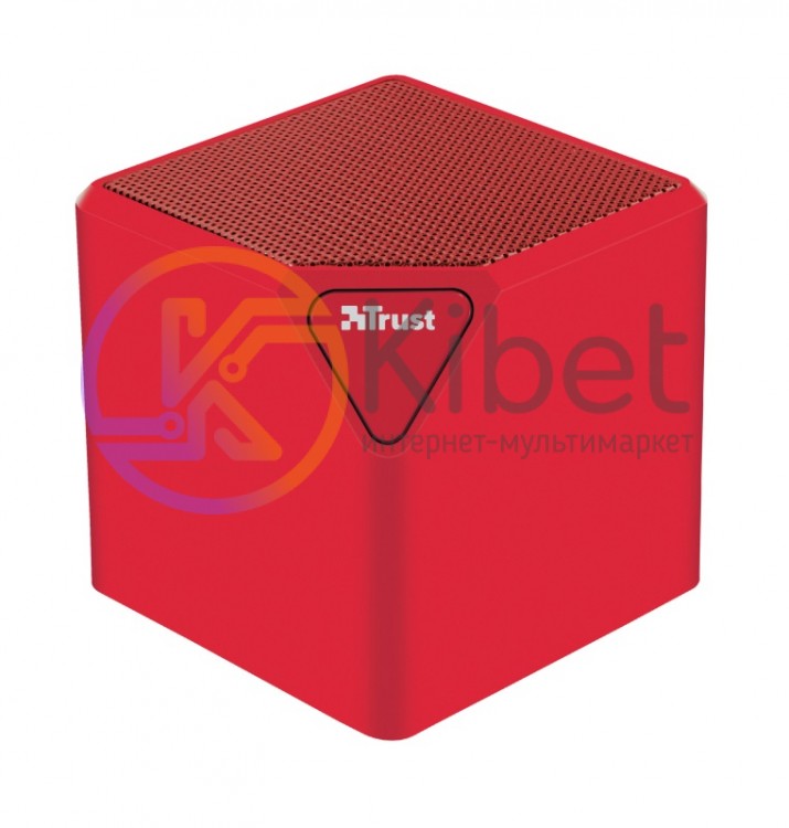 Колонка портативная 1.0 Trust Ziva Wireless Bluetooth Speaker Red, 3 Вт, 150-200