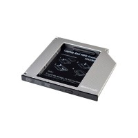 Шасси для ноутбука Grand-X, Black, 9.5 мм, для SATA 2.5', алюминиевый корпус (HD