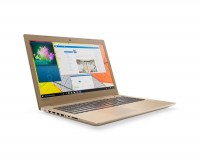 Ноутбук 15' Lenovo IdeaPad 520-15IKB (80YL00LBRA) Golden 15.6', матовый LED Full