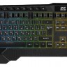 Клавиатура 2E KG340 GAMING, Black, USB, мембранная, LED подсветка, несъемная под