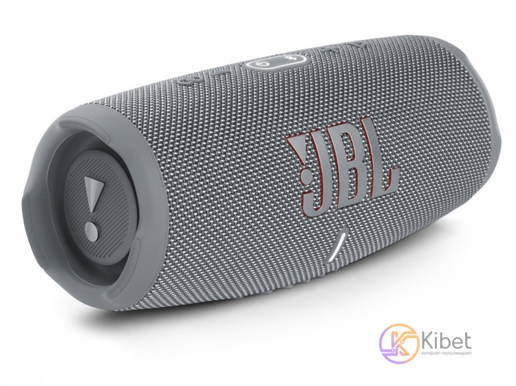 Колонка портативная 2.0 JBL Charge 5, Grey, 40 Вт (30Вт + 10Вт), Bluetooth 5.1,