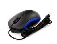 Мышь Frime FM-010 Black Blue, Optical, USB, 800 dpi