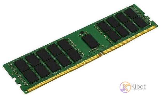 Модуль памяти 16Gb DDR4, 3200 MHz, Kingston, ECC, Registered, CL22, 1.2V (KSM32R
