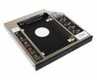 Шасси для ноутбука MDX V2.0, Black, 12.7 мм, для SATA 2.5', алюминиевый корпус