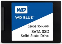 Твердотельный накопитель 250Gb, Western Digital Blue, SATA3, 2.5', 3D TLC, 550 5